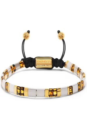 Nialaya Tila-beads marbled bracelet