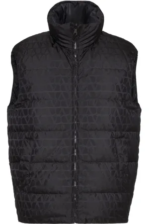 VALENTINO GARAVANI Toile Iconographe padded gilet