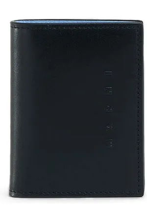 Marni Logo-embossed leather wallet