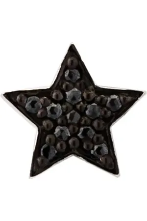 ALINKA Black rhodium 18kt white gold STASIA MINI Star diamond stud earring