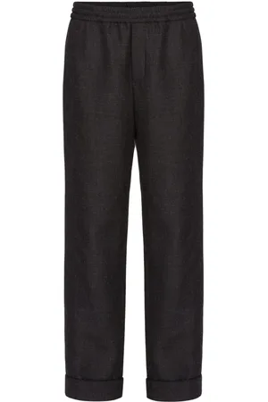 VALENTINO GARAVANI Elasticated-waist straight-leg trousers