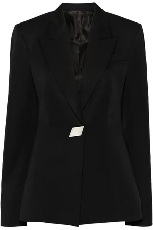 The Attico Single-breasted virgin-wool blazer