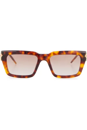 Casablanca Tortoiseshell square-frame sunglasses