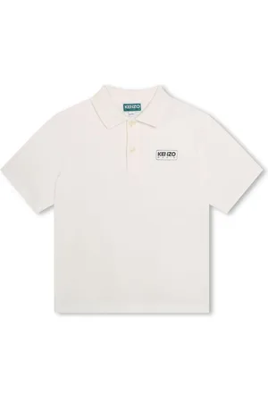 Kenzo Logo-print organic cotton polo shirt