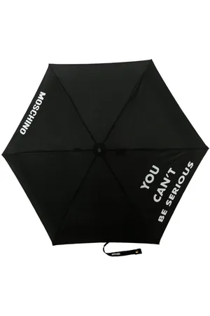 Moschino Slogan-print foldable umbrella