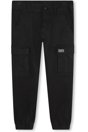 DKNY Logo-patch cargo pants