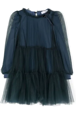 MONNALISA Tiered tulle dress