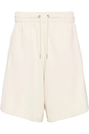 Maison Kitsuné Fox Head-print cotton track shorts