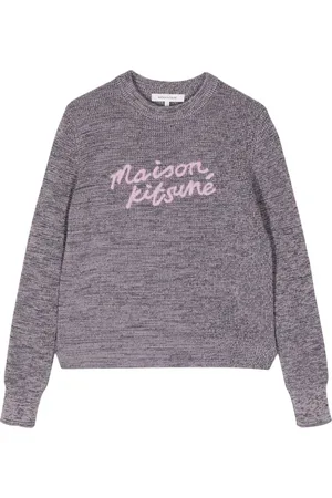 Maison Kitsuné Handwriting logo-embroidered jumper