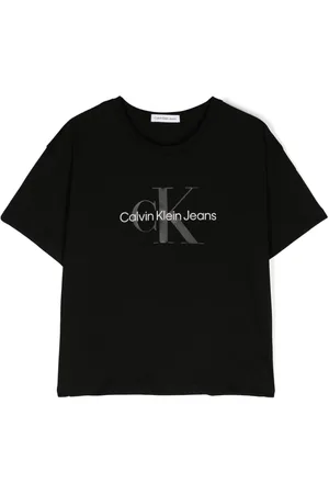 Calvin Klein Logo-print drop-shoulder T-shirt