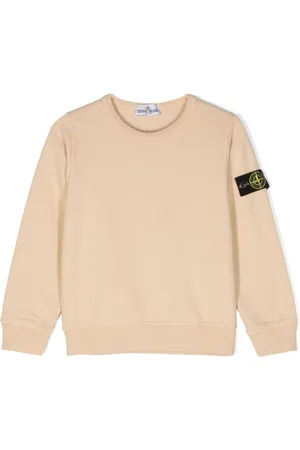 Stone Island Compass-badge cotton sweatshirt