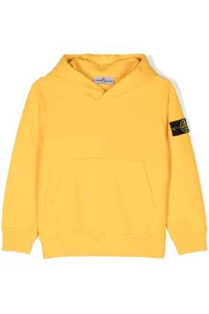 Stone Island Compass-badge cotton hoodie