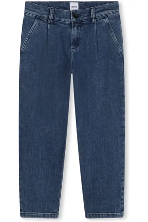 HUGO BOSS Mid-rise straight-leg jeans