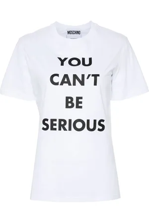 Moschino Text-print cotton T-shirt
