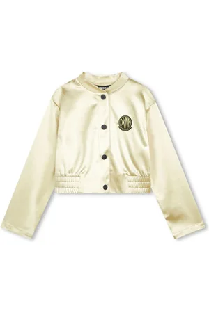 DKNY Logo-patch bomber jacket