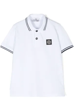 Stone Island Compass-patch piqu?? polo shirt