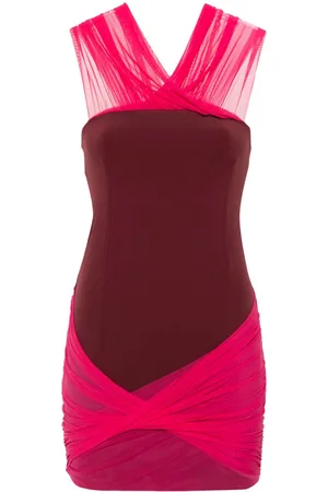 Patrizia Pepe Colourblock mini dress