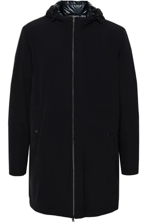 HERNO Lightweight hooded parka coat