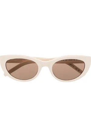 Saint Laurent Logo cat-eye frame sunglasses