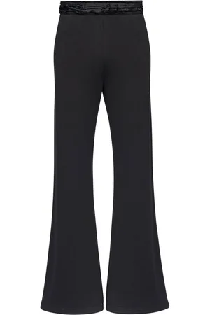 Maison Margiela Ruffled-waist flared trousers