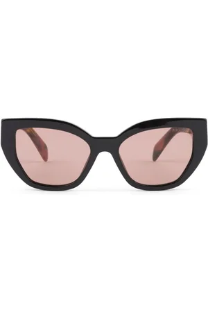 Prada Tortoiseshell-effect cat-eye sunglasses