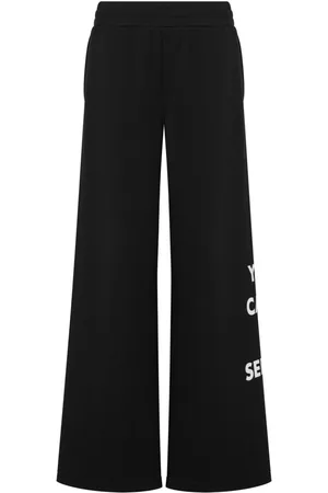 Moschino Logo-print cotton trousers
