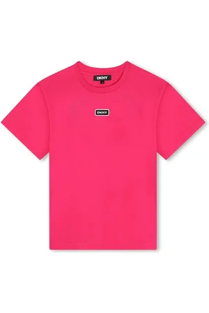 DKNY Logo-embroidered cotton T-shirt