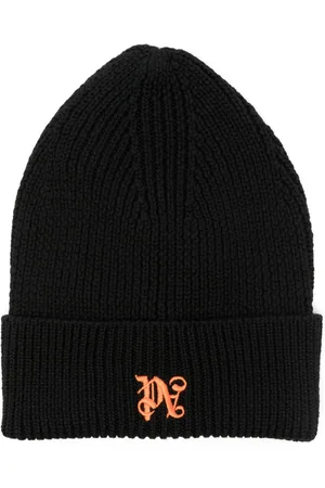 Palm Angels PA-monogram beanie hat