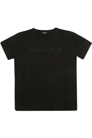 Balmain Logo-lettering cotton T-shirt