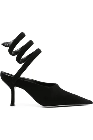 RENE CAOVILLA 75mm suede pumps