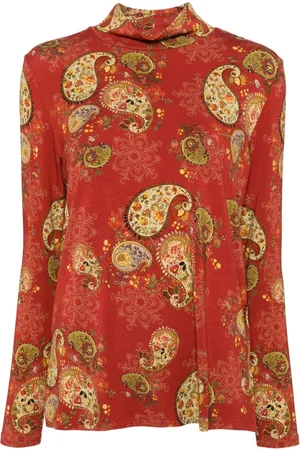 JOHNNY WAS Paisley-print T-shirt