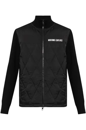 Moschino Logo-embroidered jacket
