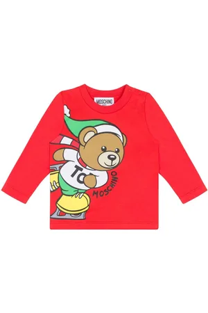 Moschino Teddy Bear-print cotton T-shirt