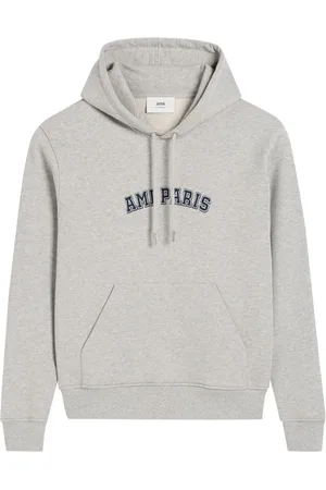 Ami Logo-print cotton hoodie