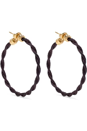 Charriol Love Twist hoop earrings