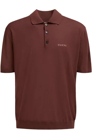 Marni Logo-embroidered polo shirt