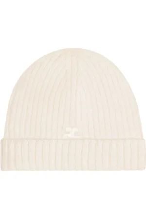 Courrèges AC logo wool beanie