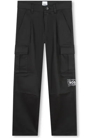 HUGO BOSS Straight-leg cargo trousers