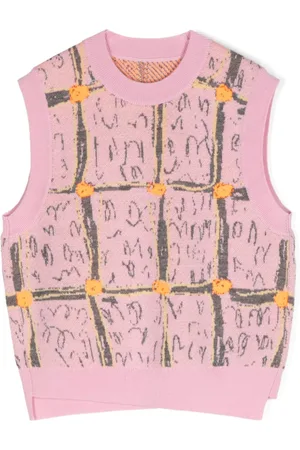 JNBY by JNBY Geometric-intarsia knitted top