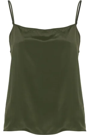 Fabiana Filippi Crepe de chine slip top