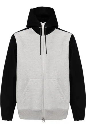 SACAI Wool hooded jacket