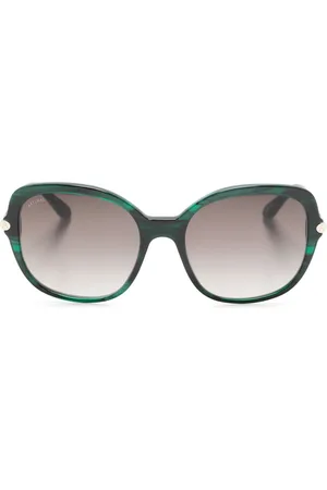 ASPINAL OF LONDON Nova oversize-frame sunglasses