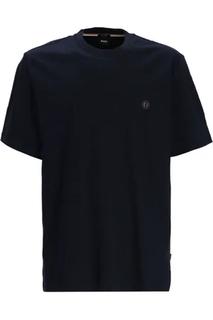 HUGO BOSS Rubberised-logo cotton T-shirt