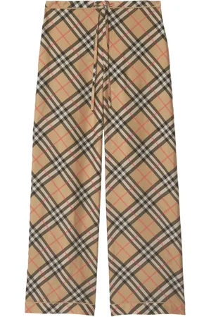 Burberry Nova Check silk pyjama trousers