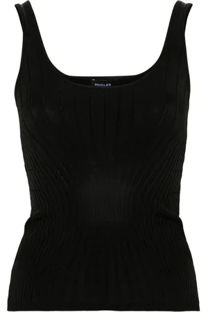 MUGLER Knitted tank top
