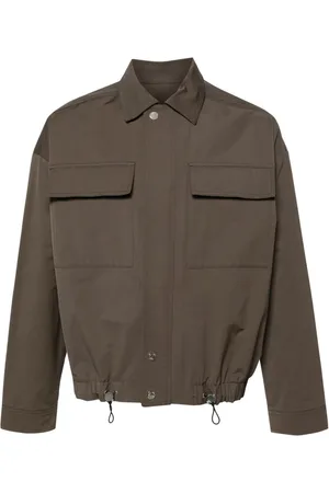 Nanushka Drawstring twill shirt jacket