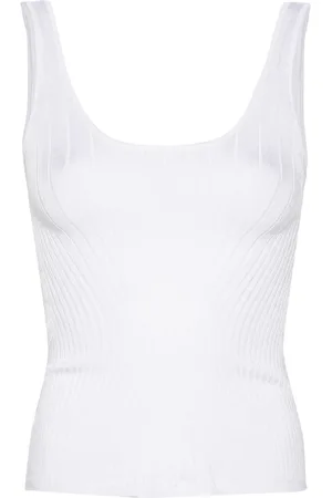 MUGLER Knitted tank top