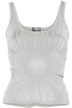 MUGLER Knitted tank top