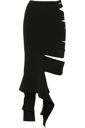 MUGLER Bandage knit skirt