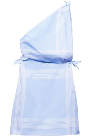 Prada Checked cotton minidress